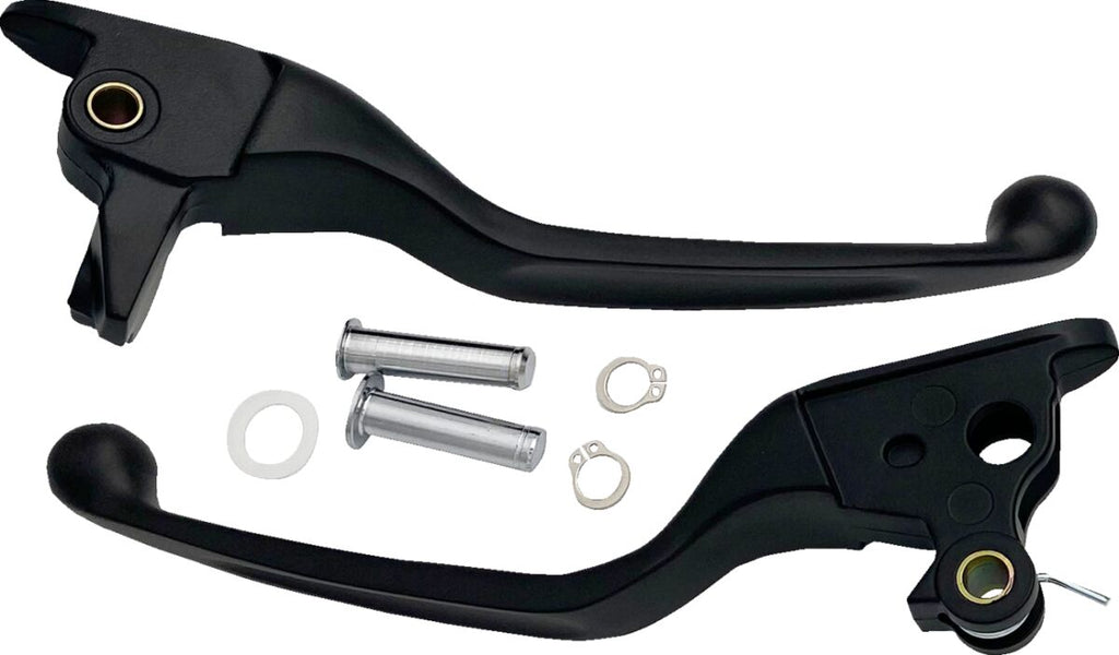 LEVER SET NARROW MATTE BLACK 2