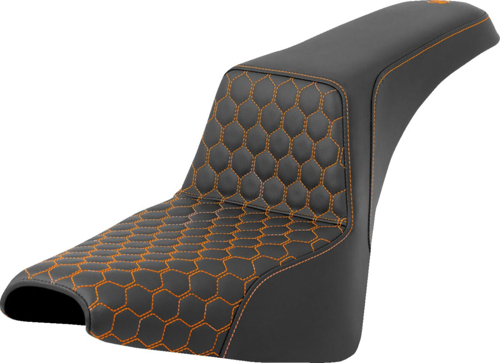 SEAT STEP UP HC ORANGE STITCH