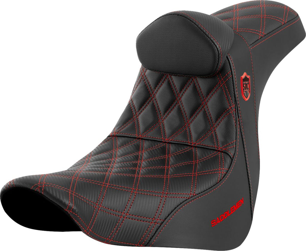 SEAT SDC PERF GRIPPER W/BR RED