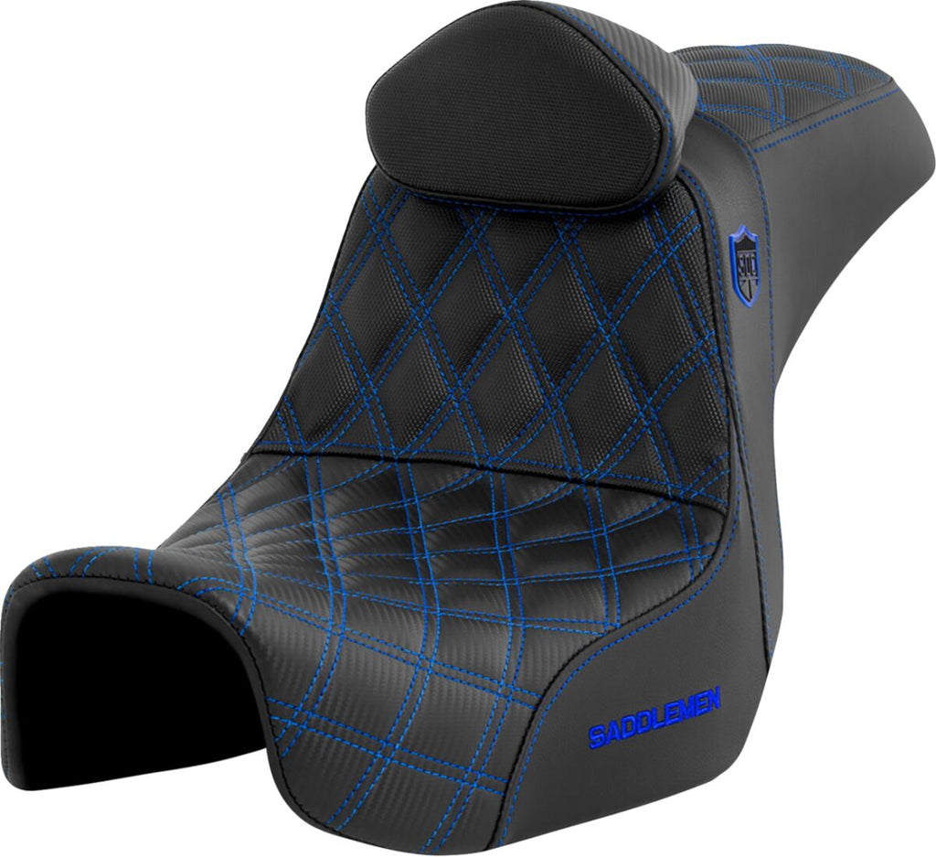 SEAT SDC PERF GRIPPER W/BR BLU