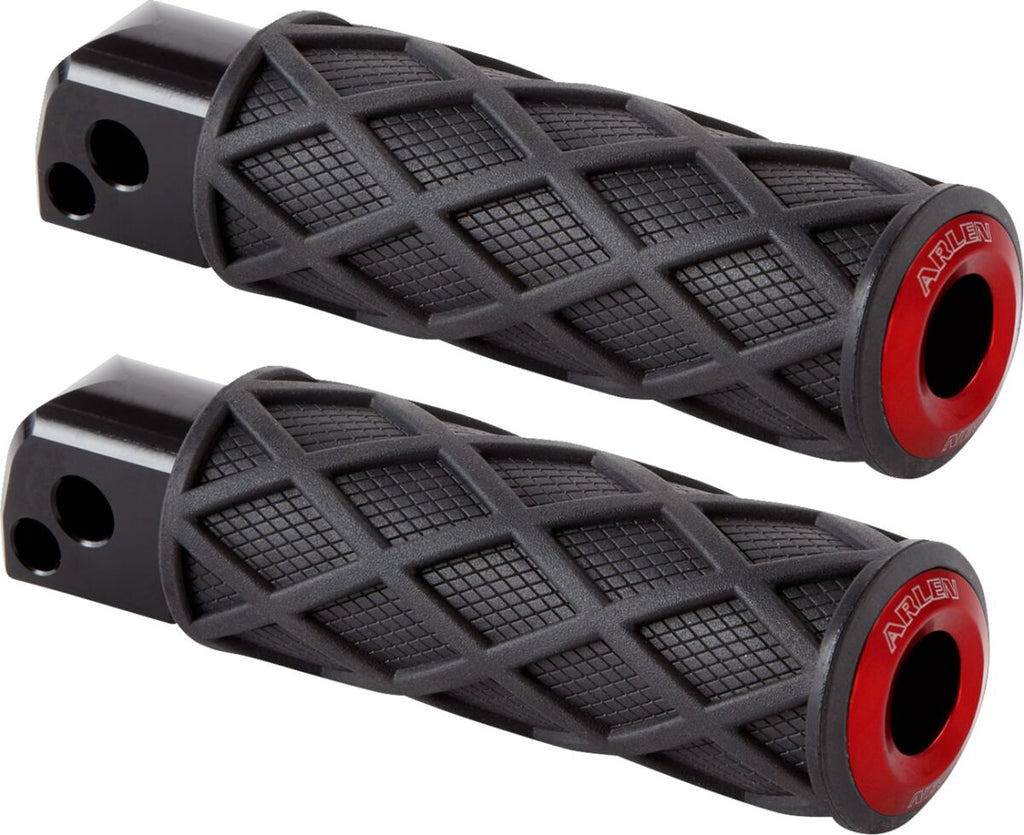 FOOTPEGS PASSENGER DIAMOND RED