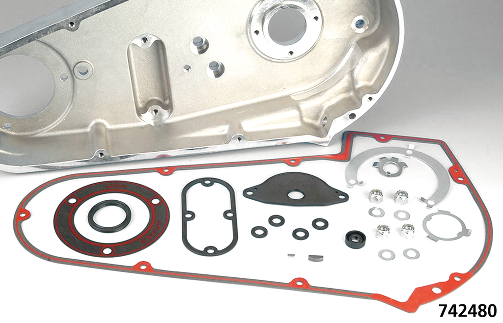 GASKETS, O-RINGS AND SEALS FOR ALUMINUM PRIMARY ON 1965-1986 4 SPEED BIG TWIN