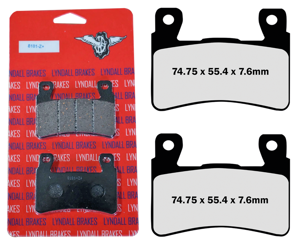 LYNDALL BRAKE PAD SETS, FRONT