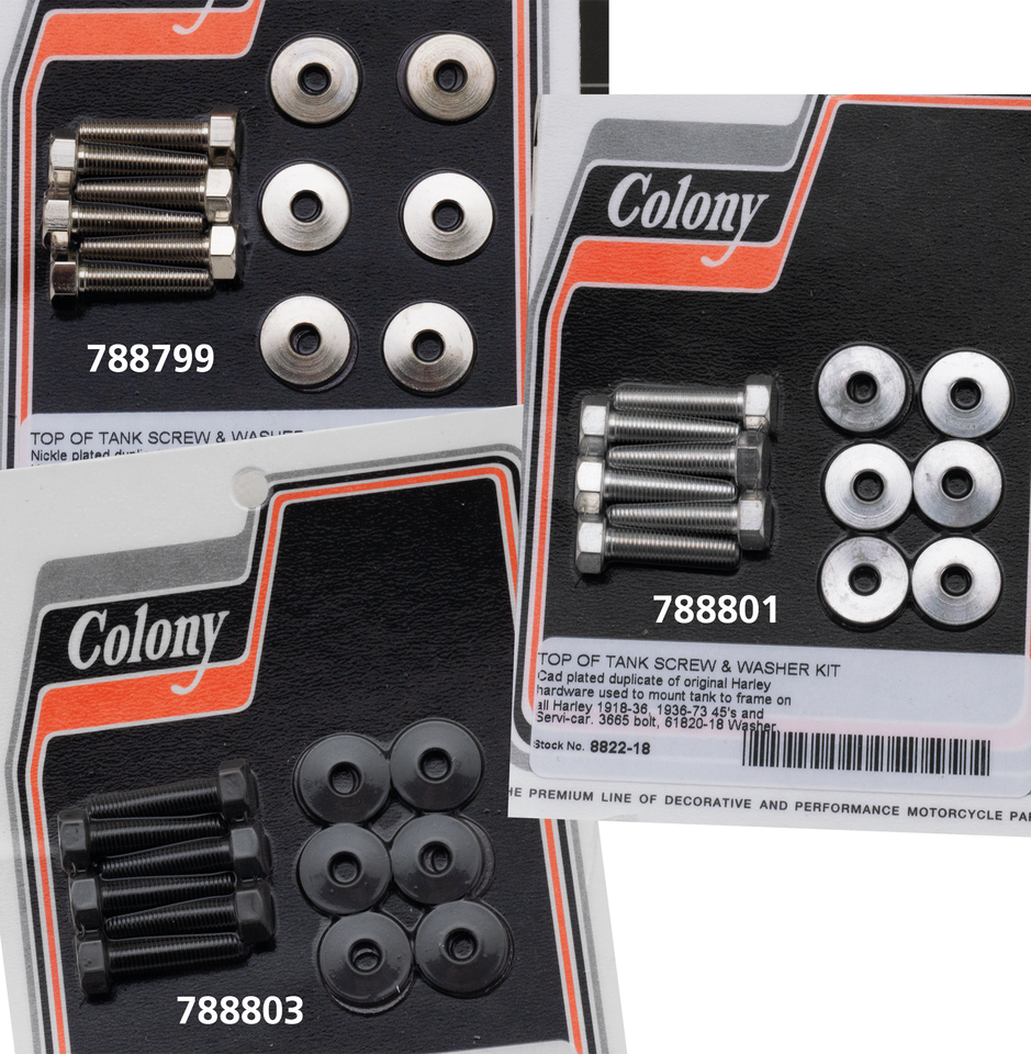 COLONY TANKTOP STRIP MOUNT KITS FOR 45CI'S