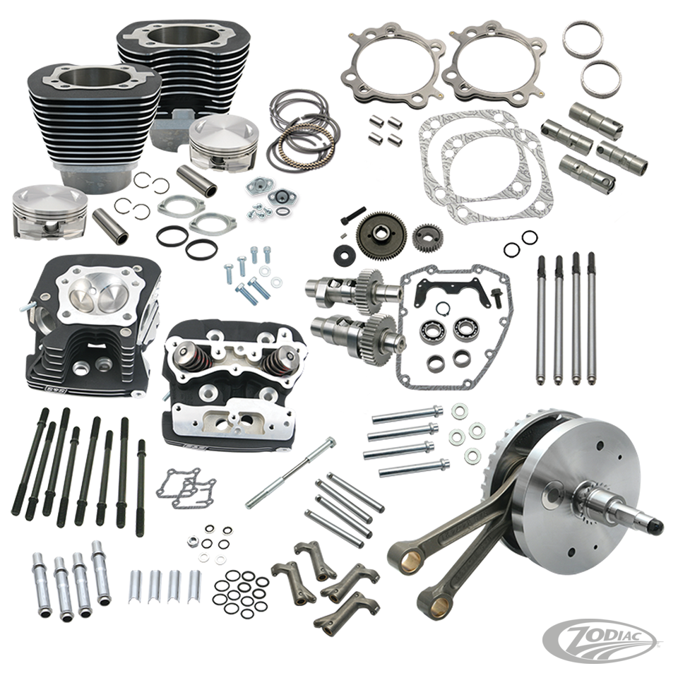 S&S 124CI HOT SET UP KITS FOR TWIN CAM A AND B