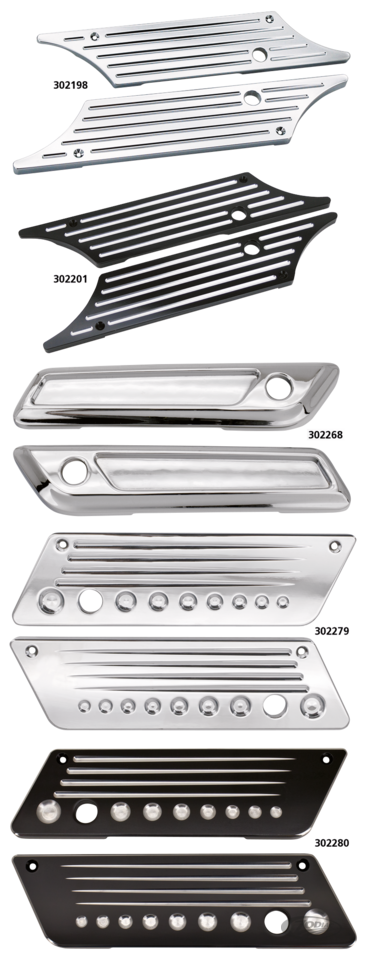 BILLET SADDLEBAG LATCH COVERS