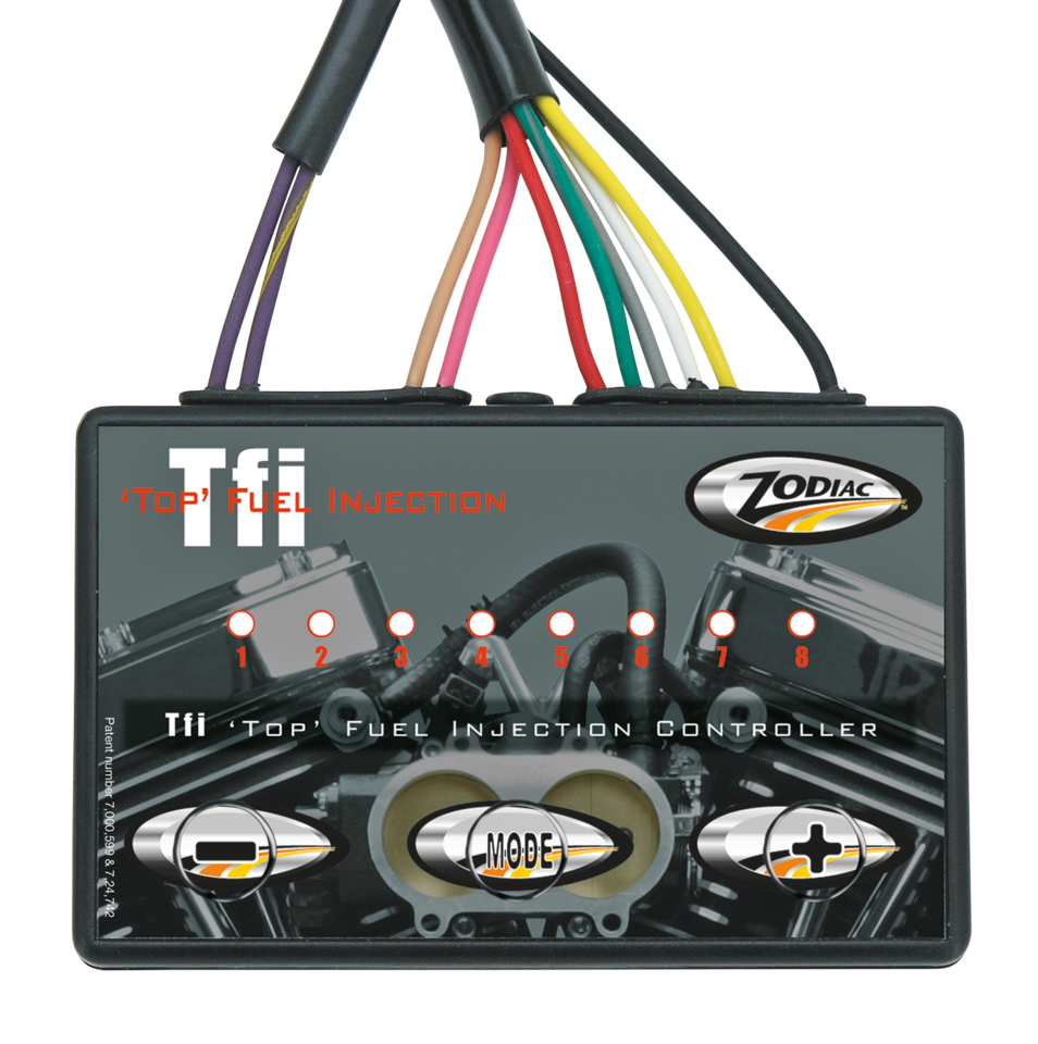 ZODIAC'S ADJUSTABLE FUEL INJECTION TUNER FOR HARLEY