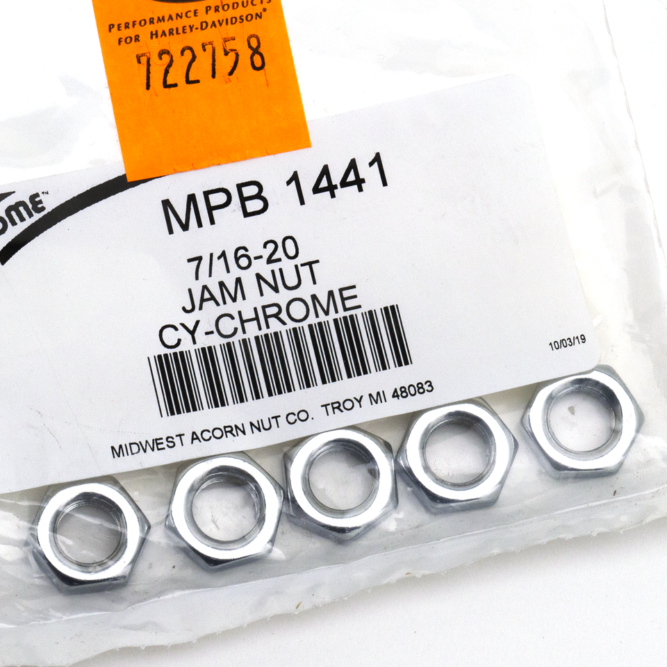 CHROME JAM NUTS ASSORTMENT