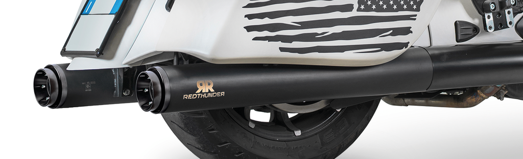 REDTHUNDER SLIP-ON MUFFLERS FOR CHIEFTAIN, CHALLENGER, ROADMASTER, SPRINGFIELD & PURSUIT