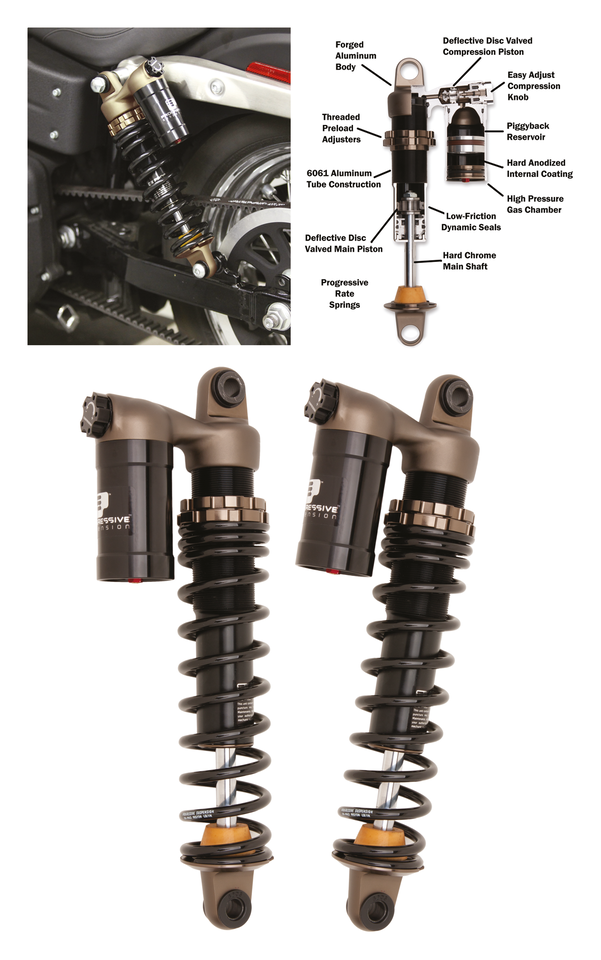 PROGRESSIVE SUSPENSION SERIES 970 SHOCKS