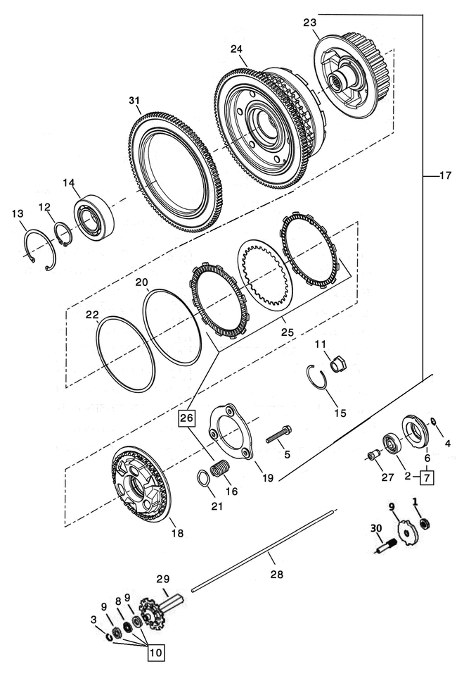 2013 TO PRESENT "ASSIST AND SLIP" CLUTCH