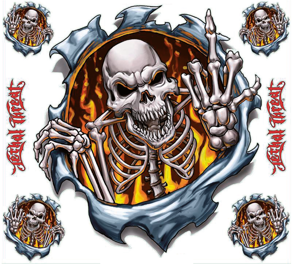 LETHAL THREAT "BIKE TATTOOS" DESIGNS AND TANK DECALS