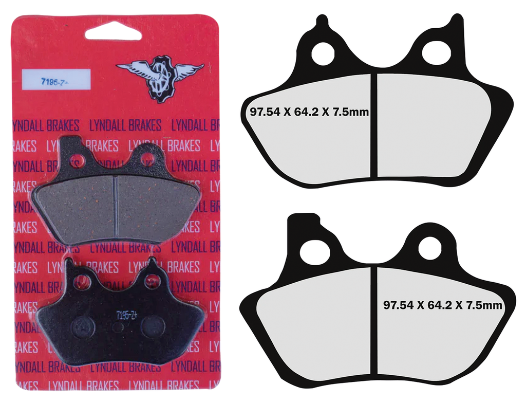 LYNDALL BRAKE PAD SETS, FRONT