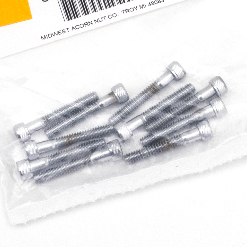 CHROME PLATED ALLEN HEAD SCREWS ASSORTMENT