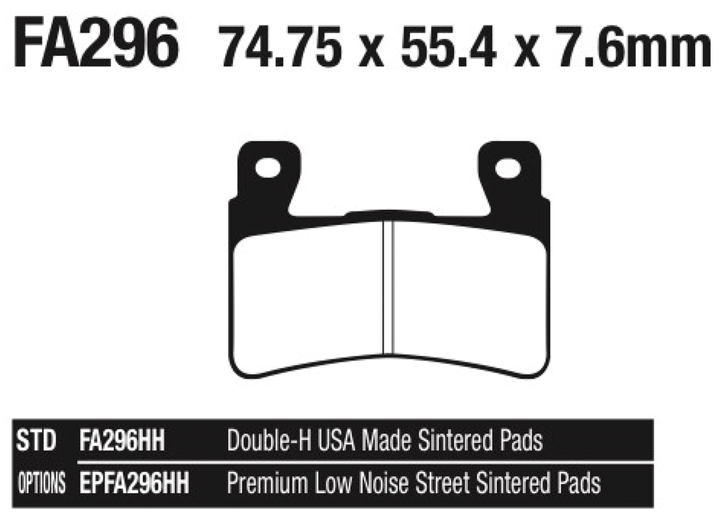 EBC FRONT DISC BRAKE PADS