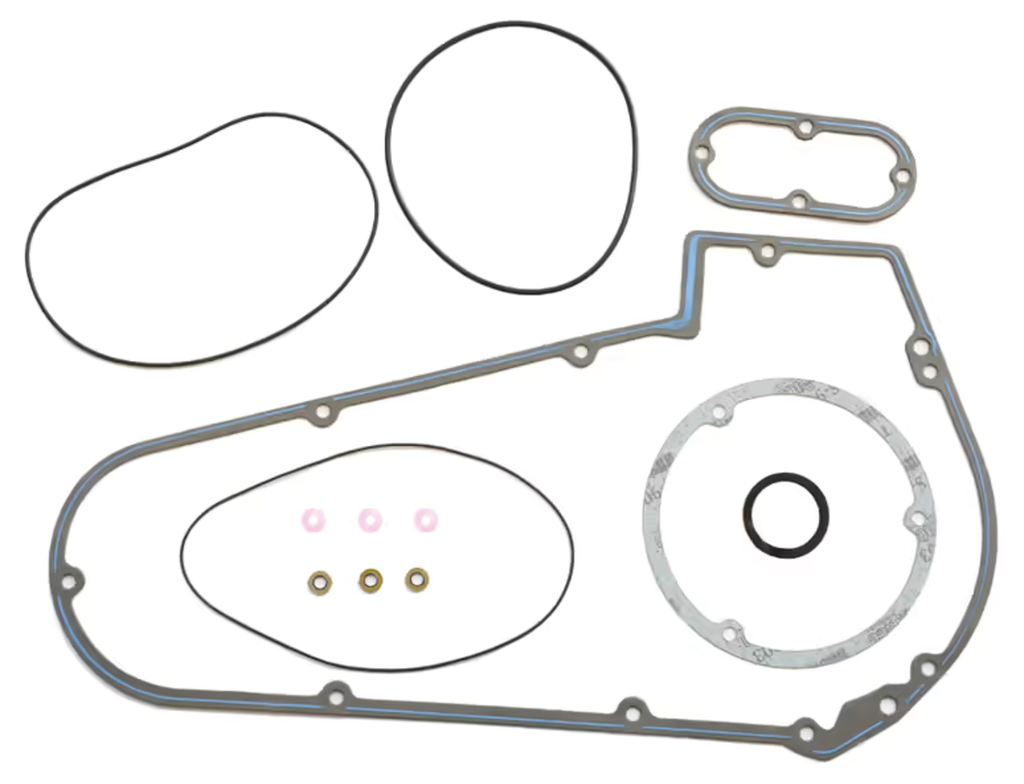 GASKETS, O-RINGS AND SEALS FOR ALUMINUM PRIMARY ON 1965-1986 4 SPEED BIG TWIN