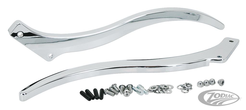 CHROME BILLET ALUMINUM FENDER STRUTS FOR SOFTAIL