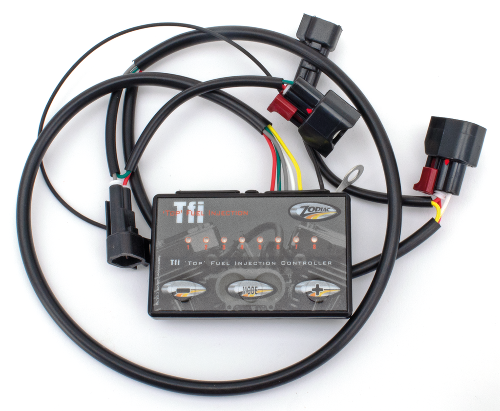 ZODIAC'S ADJUSTABLE FUEL INJECTION TUNER FOR HARLEY