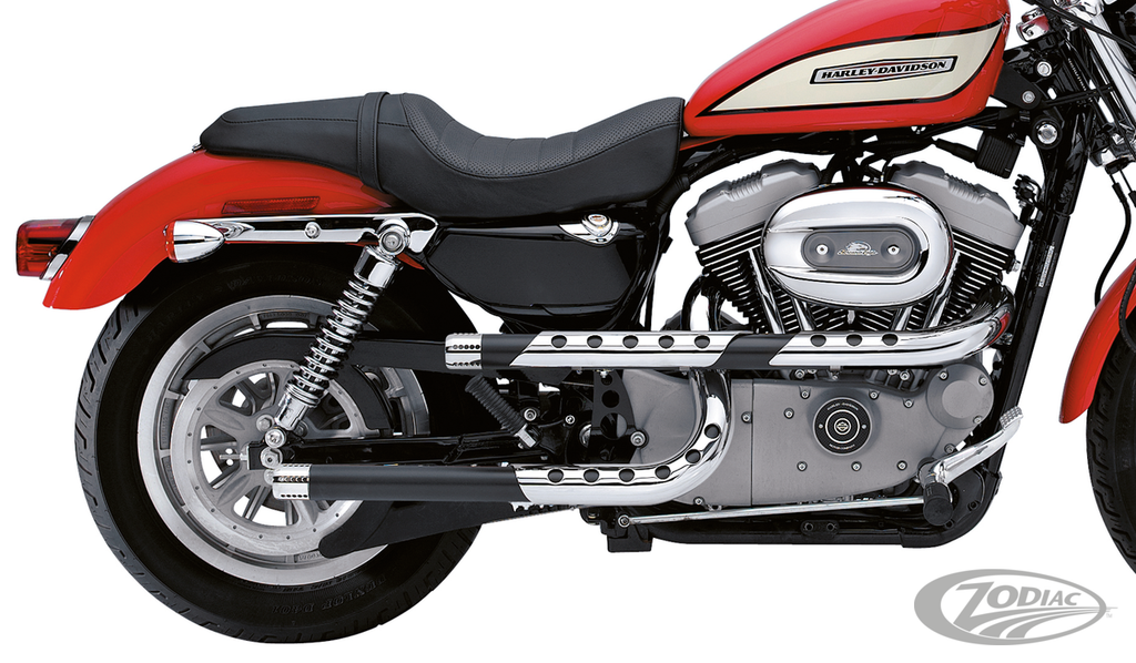 PAUL YAFFE'S "X-PIPES" DRAG PIPES BY SUPERTRAPP FOR SPORTSTER
