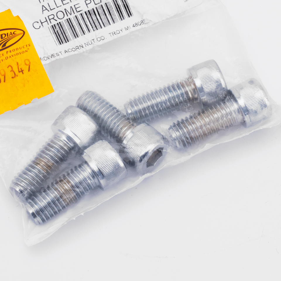 CHROME PLATED 1/2'' UNC ALLEN HEAD SCREW ASSORTMENT