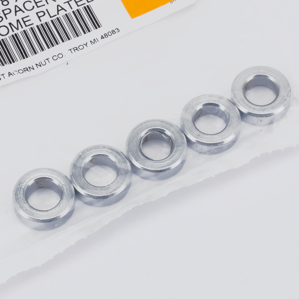 SHOW CHROME STEEL SPACERS ASSORTMENT