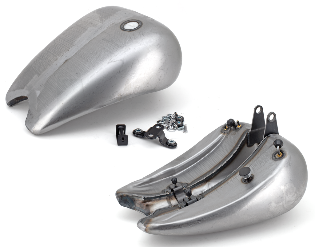 ONE PIECE STRETCHED SMOOTH TOP STEEL GAS TANK FOR SOFTAIL MODELS