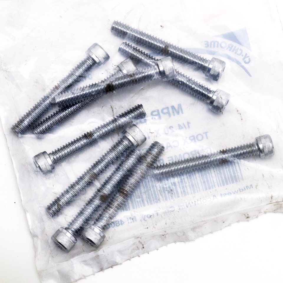 CHROME PLATED SOCKET HEAD TORX SCREW ASSORTMENT