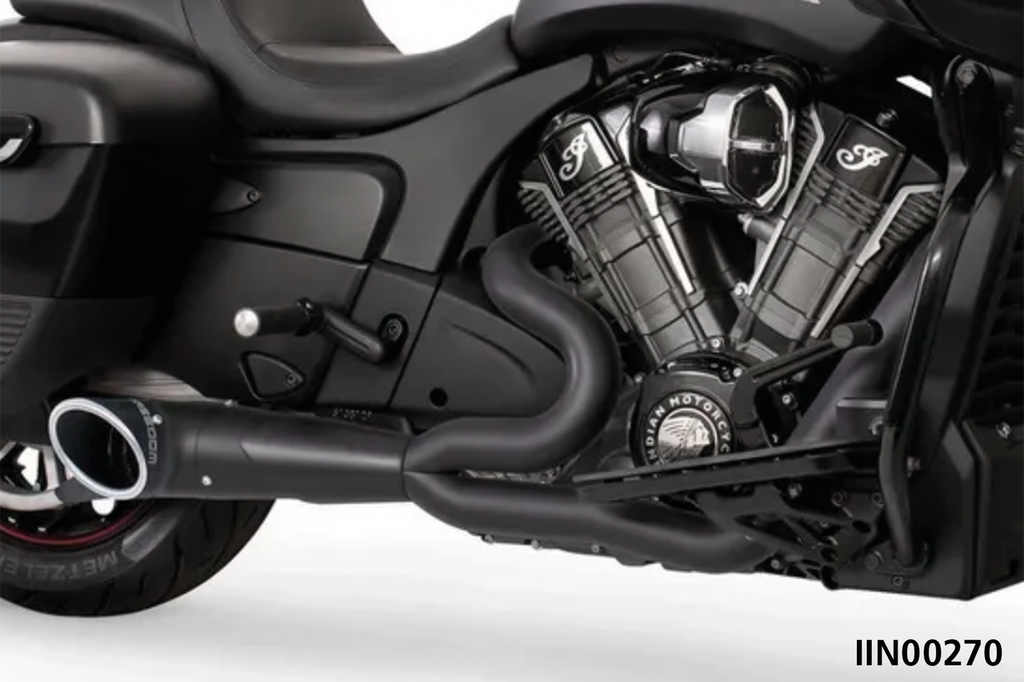 SHORTY TURN OUT SLASH CUT 2-INTO-1 FOR INDIAN POWERPLUS & THUNDERSTROKE