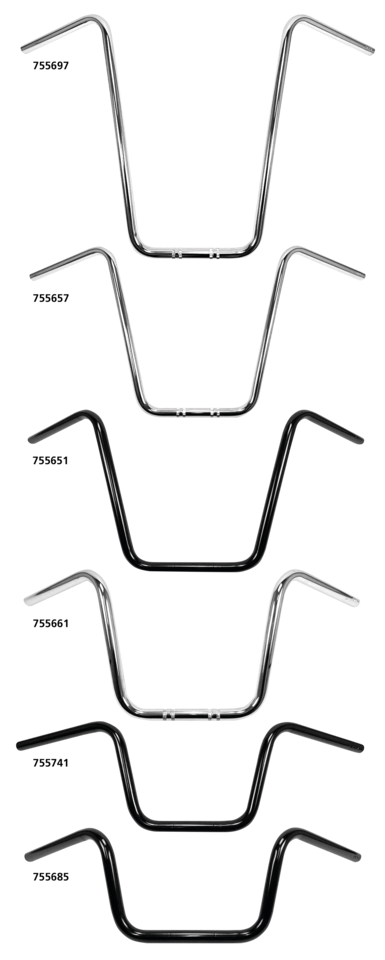 WESTLAND CUSTOMS ONE INCH DIAMETER APE HANGERS