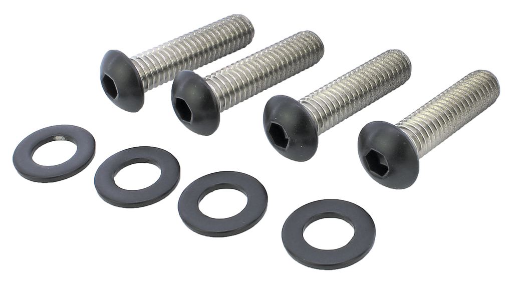 BLACK STAINLESS STEEL FENDER STRUT SCREW KITS