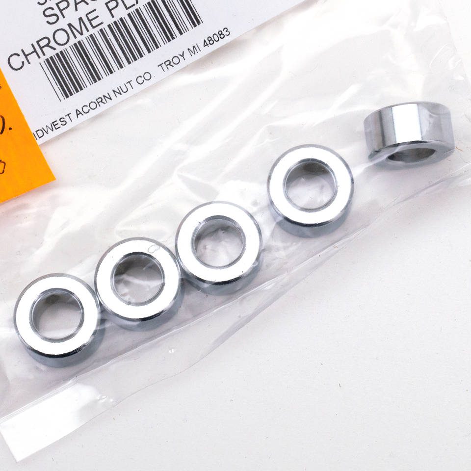 SHOW CHROME STEEL SPACERS ASSORTMENT