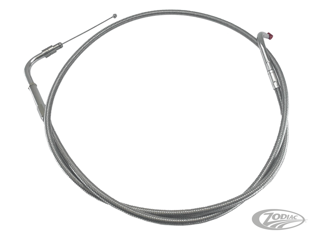 THROTTLE AND IDLE CABLES FOR USE WITH EARLY MIKUNI HSR CARBURETOR AND 1996 TO PRESENT SNAP-IN STYLE THROTTLE GRIP