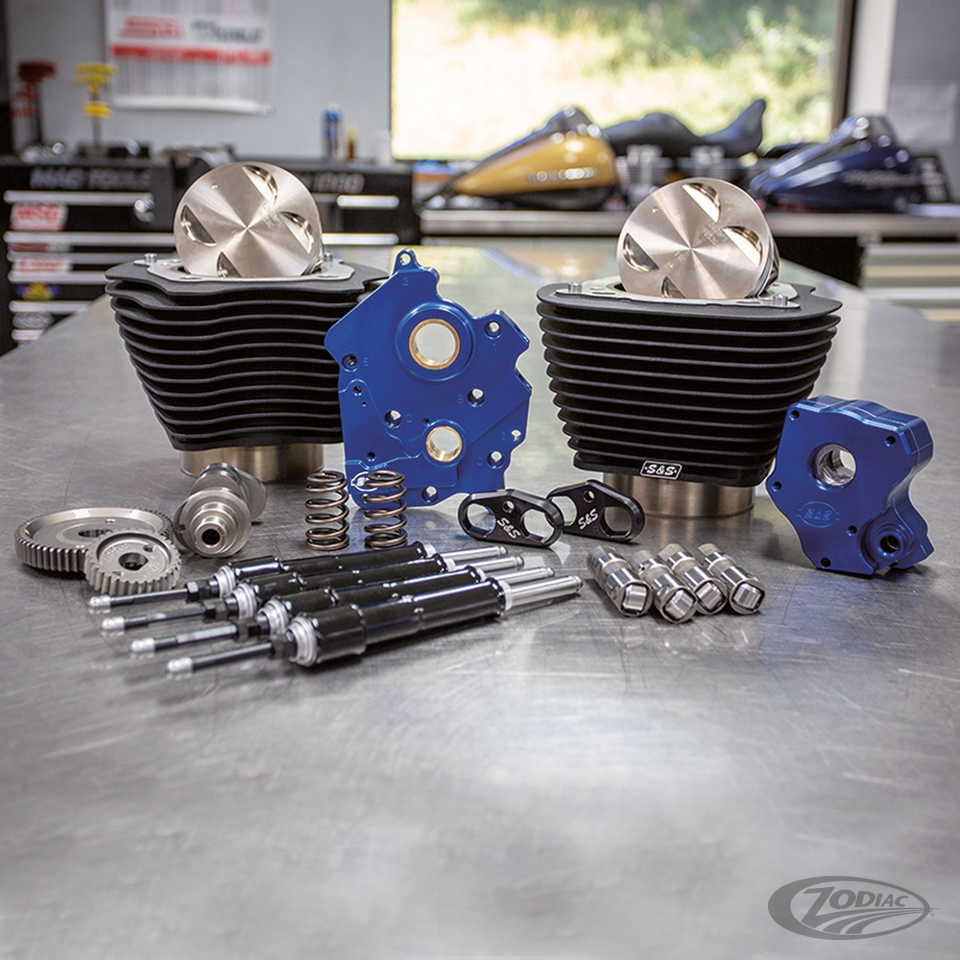 S&S 124CI, 128CI, 129CI & 132CI POWER PACKAGES FOR MILWAUKEE EIGHT