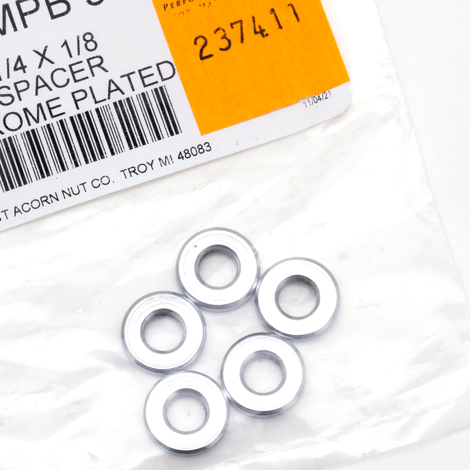 SHOW CHROME STEEL SPACERS ASSORTMENT