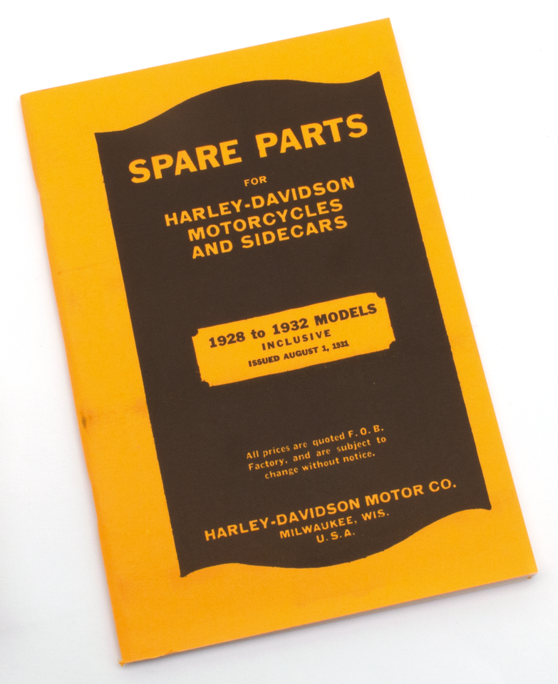 MANUALS AND SPARE PARTS CATALOGS FOR VINTAGE MODELS