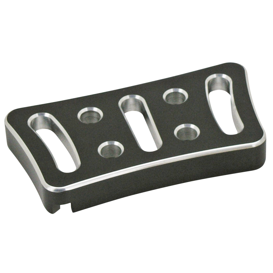 BILLET ALUMINUM BRAKE PEDAL PADS FOR TOURING