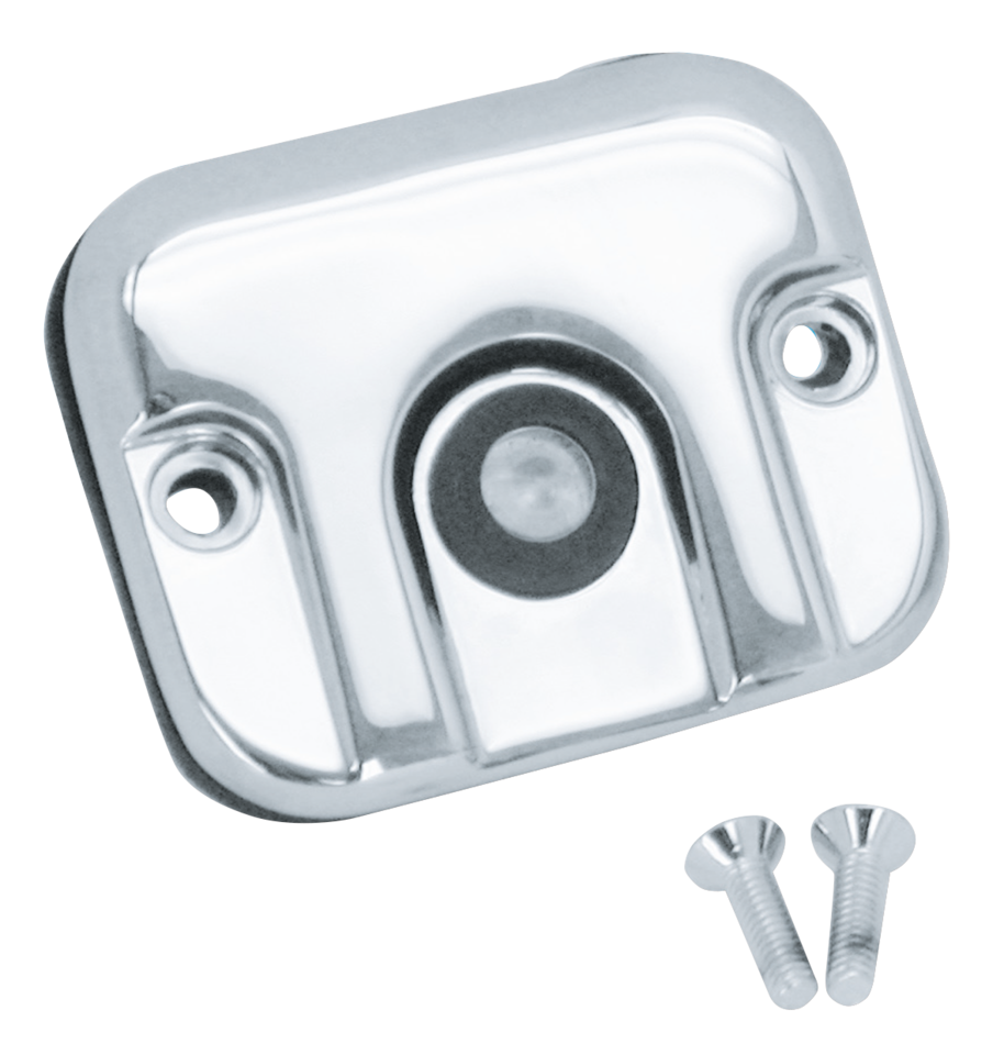 CHROME MASTER CYLINDER COVER 1996 STYLE