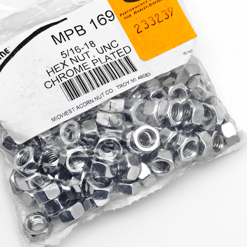 CHROME PLATED NUTS AND WASHERS ASSORTMENT