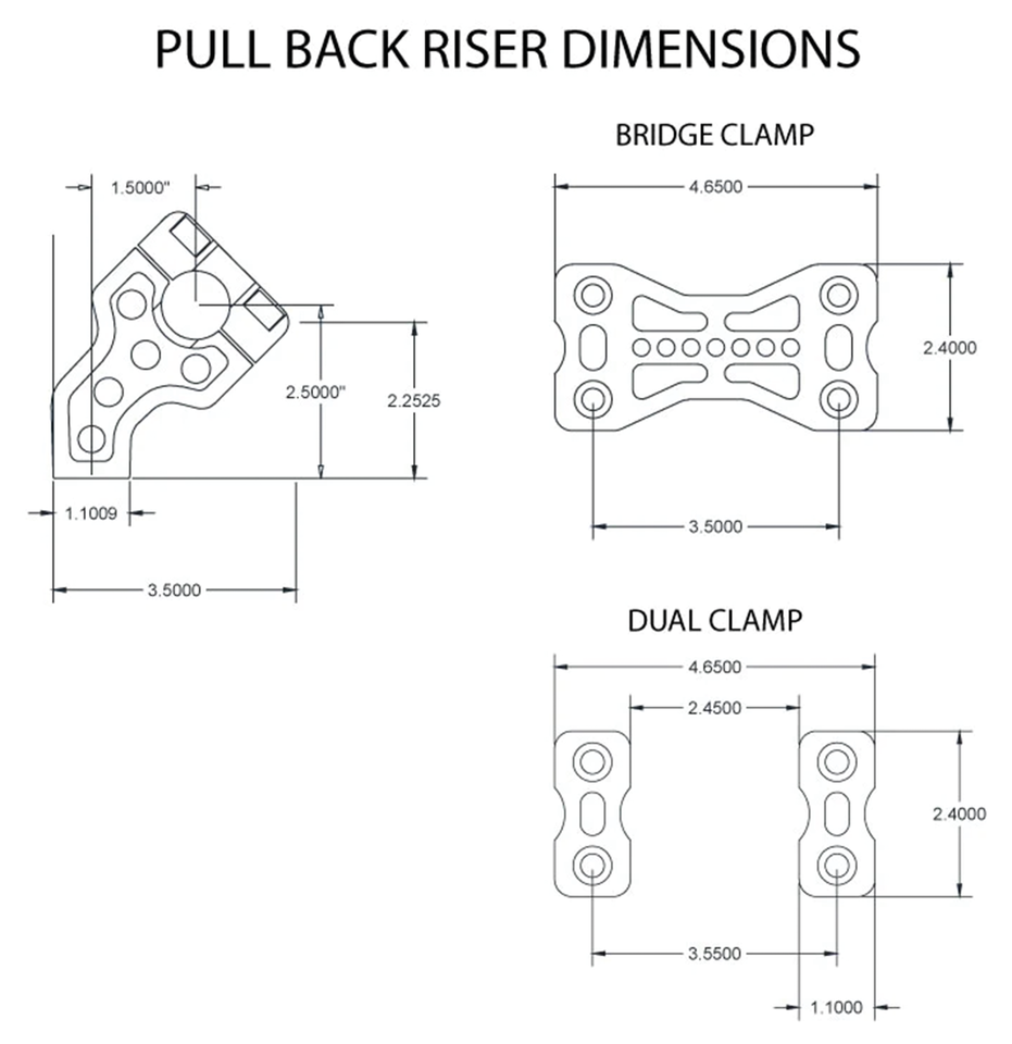 JOKER MACHINE BRIDGE STYLE PULLBACK RISERS