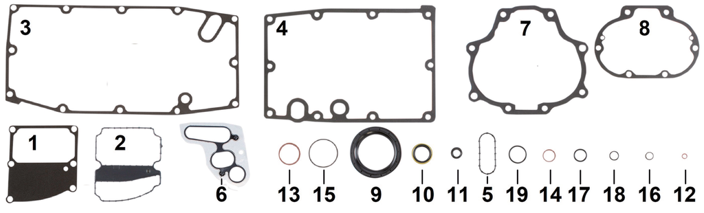 MILWAUKEE EIGHT TRANSMISSION GASKETS & SEALS