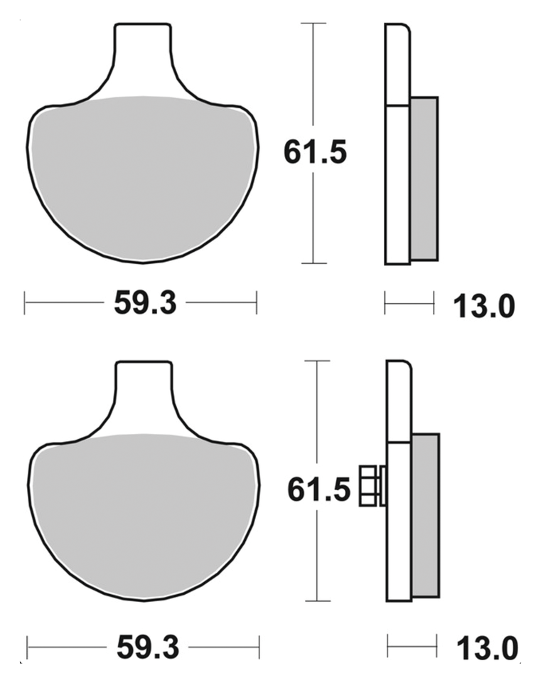 SBS FRONT DISC BRAKE PADS