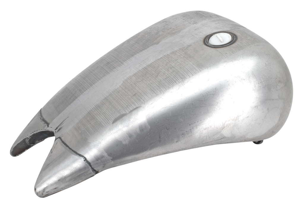 ONE PIECE 4" STRETCHED STEEL SMOOTH TOP GAS TANK FOR SOFTAILS