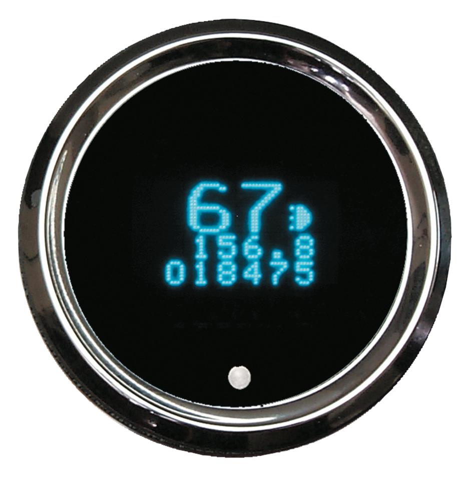 ODYSSEY ROUND DIGITAL MINI METERS BY DAKOTA DIGITAL