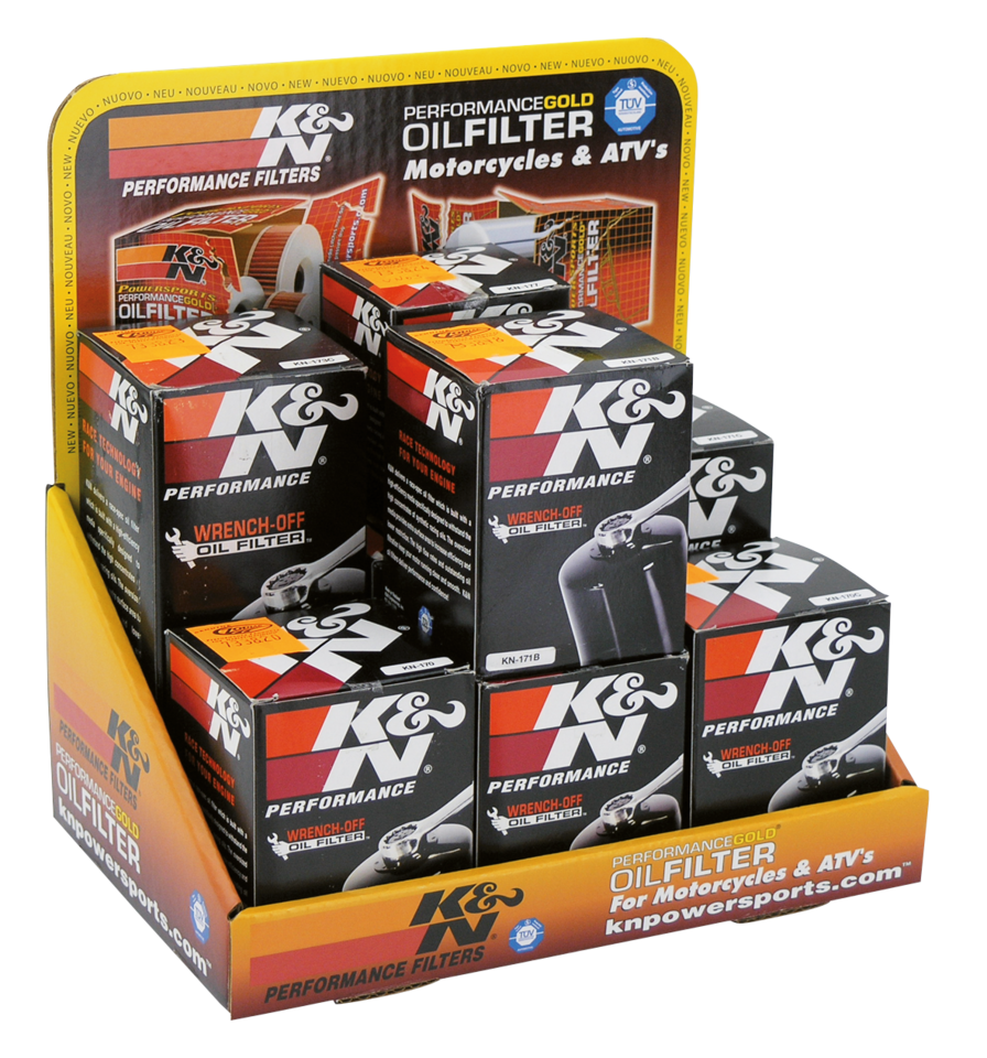 K&N WRENCH-OFF OIL FILTERS