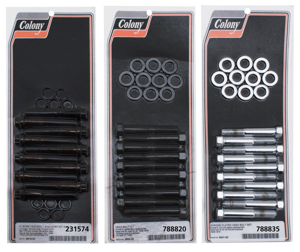 COLONY CYLINDER HEAD BOLT KITS