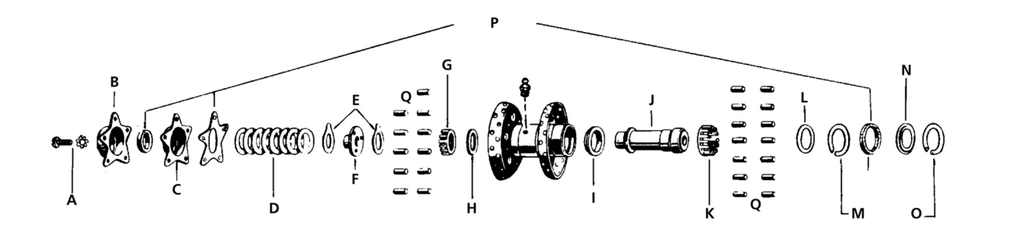 STAR HUB REPLACEMENT PARTS