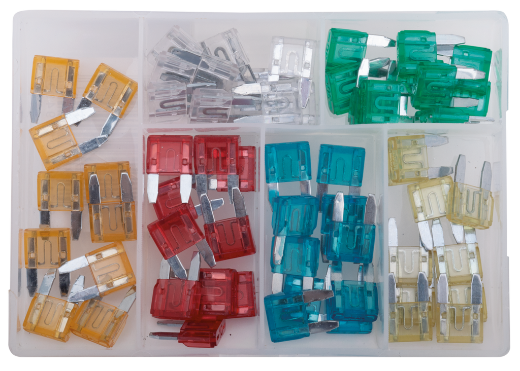 60-PIECE BLADE TYPE MINI FUSE ASSORTMENT