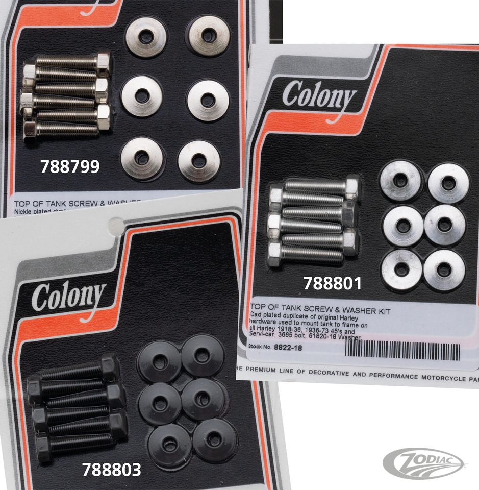 COLONY TANKTOP STRIP MOUNT KITS FOR 45CI'S