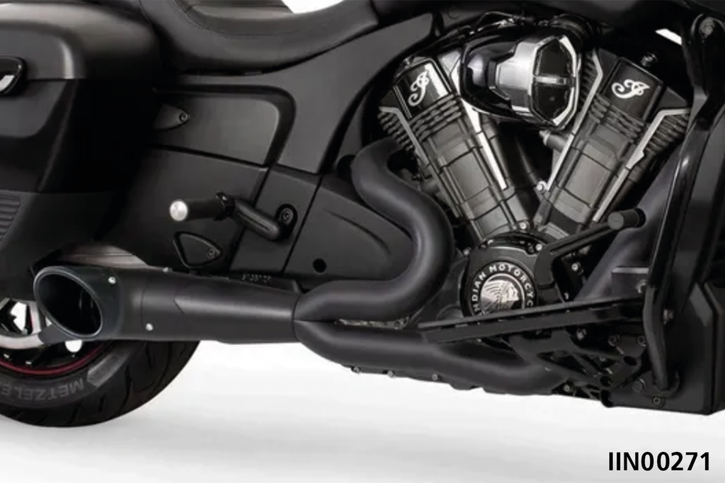 SHORTY TURN OUT SLASH CUT 2-INTO-1 FOR INDIAN POWERPLUS & THUNDERSTROKE