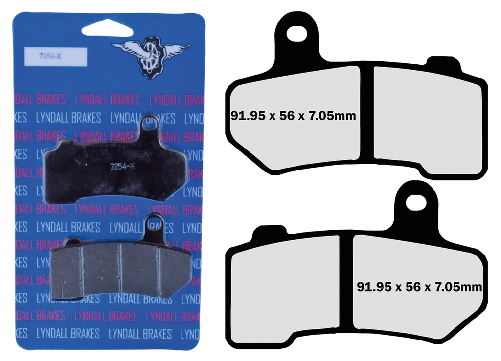 LYNDALL BRAKE PAD SETS, FRONT